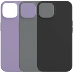 Linocell Rubber case for iPhone 14 Lavendel