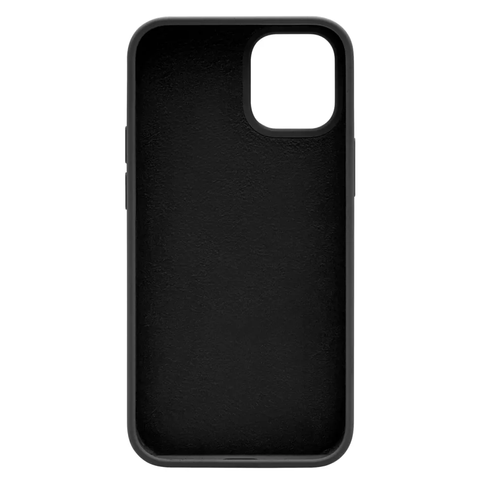 Linocell Rubber Case iPhone 12 Mini Svart