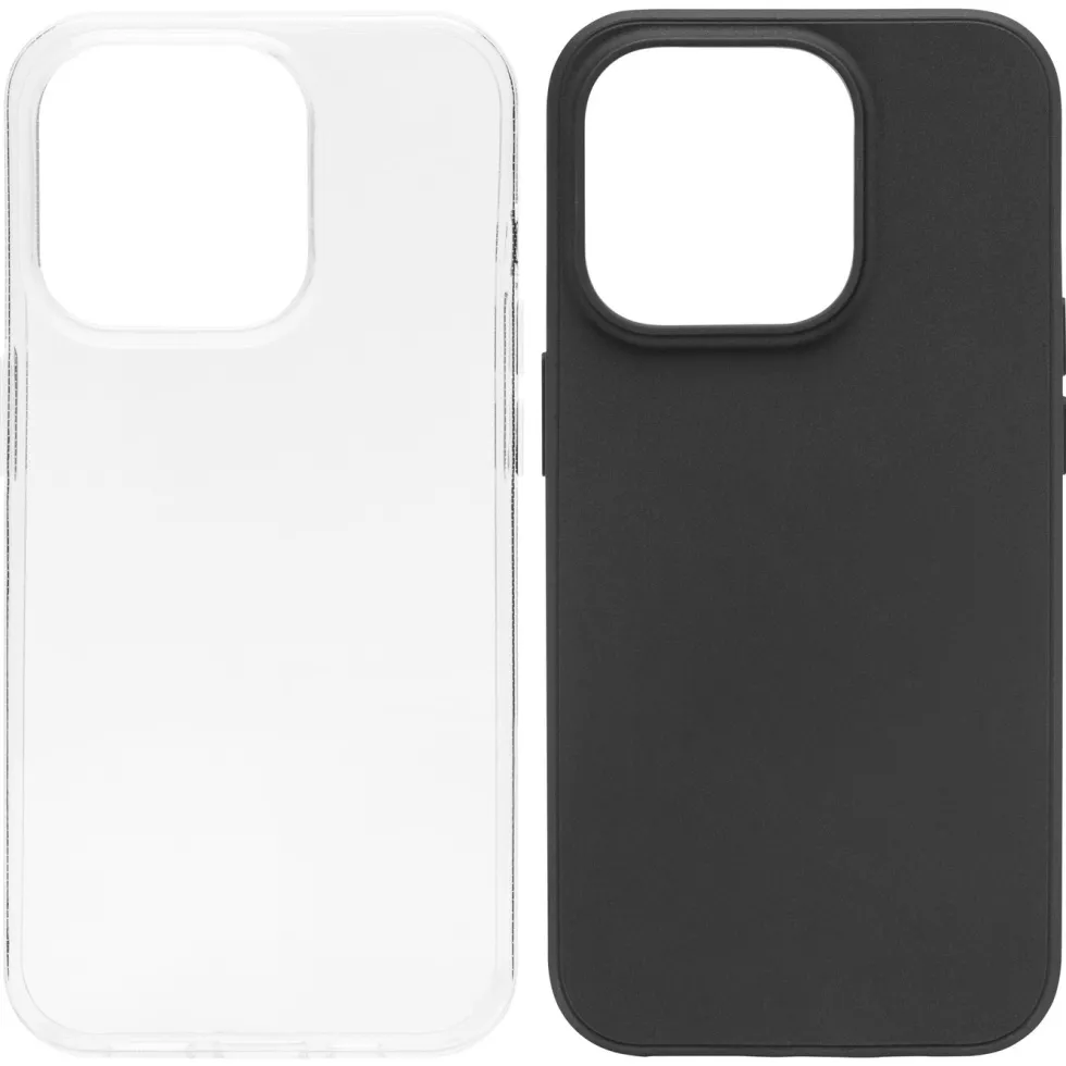 Linocell Second skin for iPhone 15 Pro Gjenomsiklig