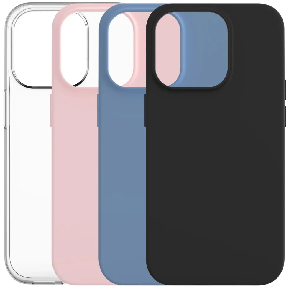 Linocell Second skin for iPhone 14 Pro Svart