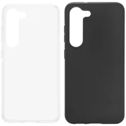 Linocell Second skin Mobildeksel for Samsung Galaxy S23 Svart