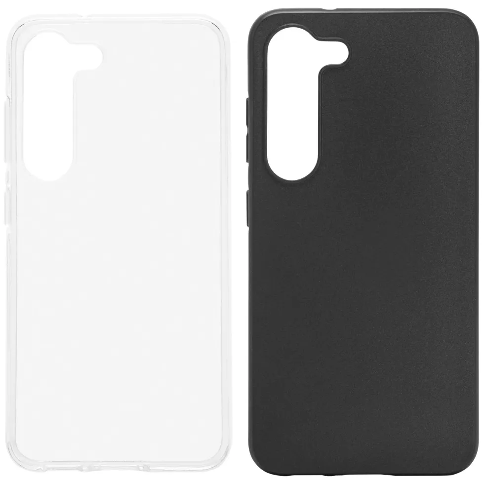 Linocell Second skin Mobildeksel for Samsung Galaxy S23 Svart
