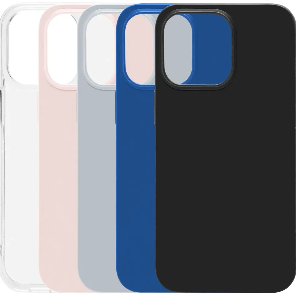 Linocell Second skin Mobildeksel for iPhone 13 Pro Svart