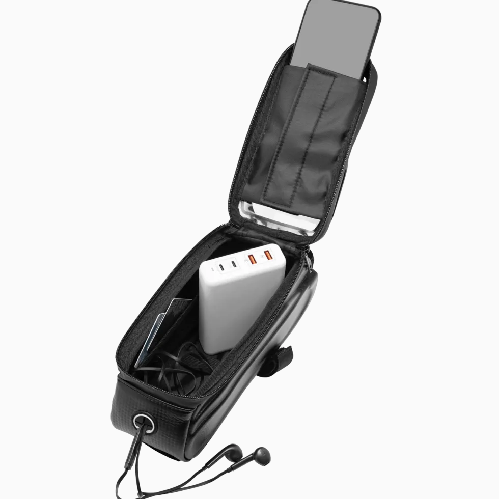 Linocell Sykkelveske med mobillomme - for rammen