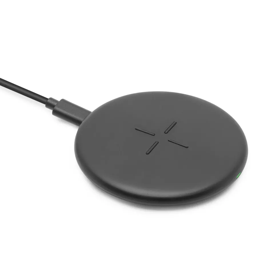 Linocell Trådløs Qi-hurtiglader 15 W Svart