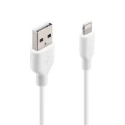 Linocell USB-A til Lightning-kabel Hvit 0,1 m