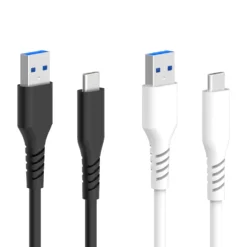 Linocell USB-A til USB-C-kabel Hvit 1 m