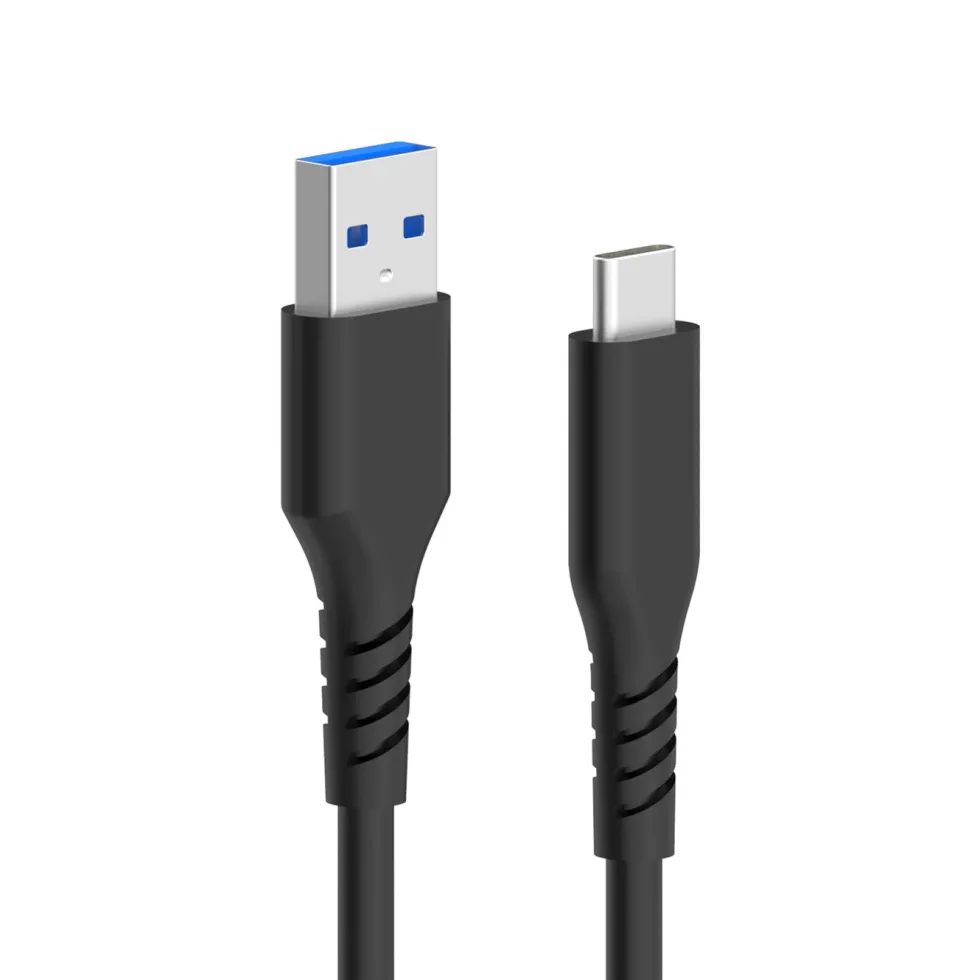 Linocell USB-A til USB-C-kabel Svart 0,5 m