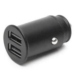 Linocell USB-billader med to USB-porter 4,8 A Svart