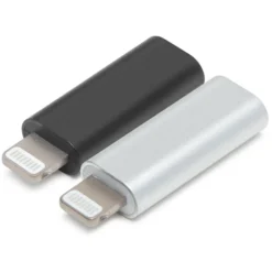 Linocell USB-C til Lightning-adapter Svart