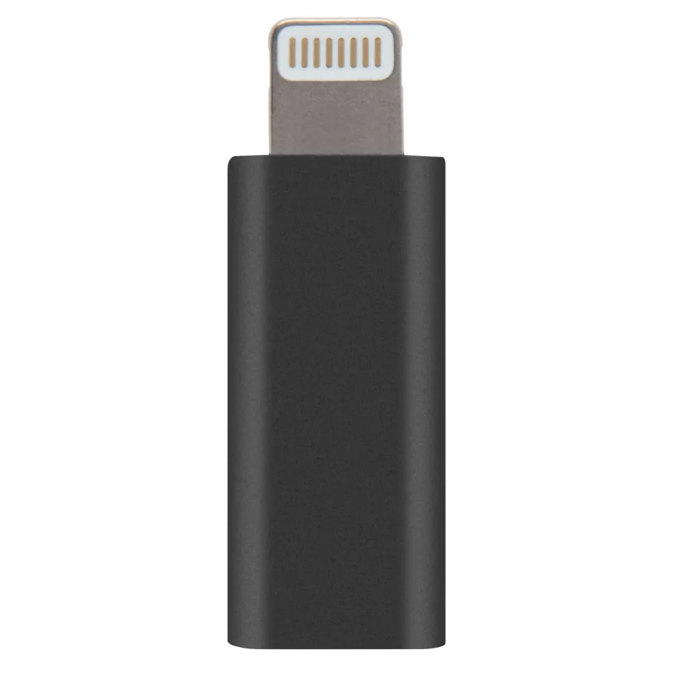 Linocell USB-C til Lightning-adapter Svart
