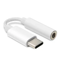 Linocell USB-C til 3,5 mm Hvit