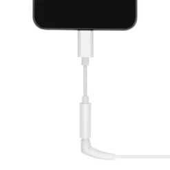 Linocell USB-C til 3,5 mm Hvit