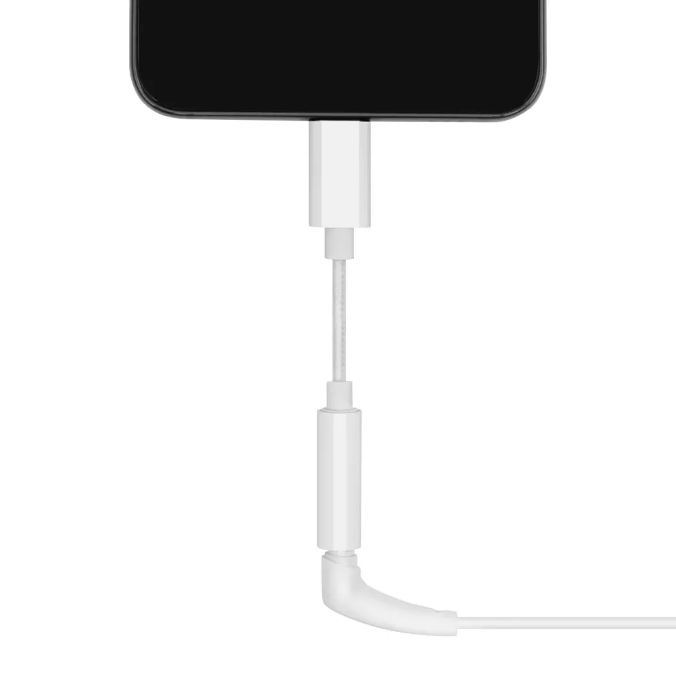 Linocell USB-C til 3,5 mm Hvit