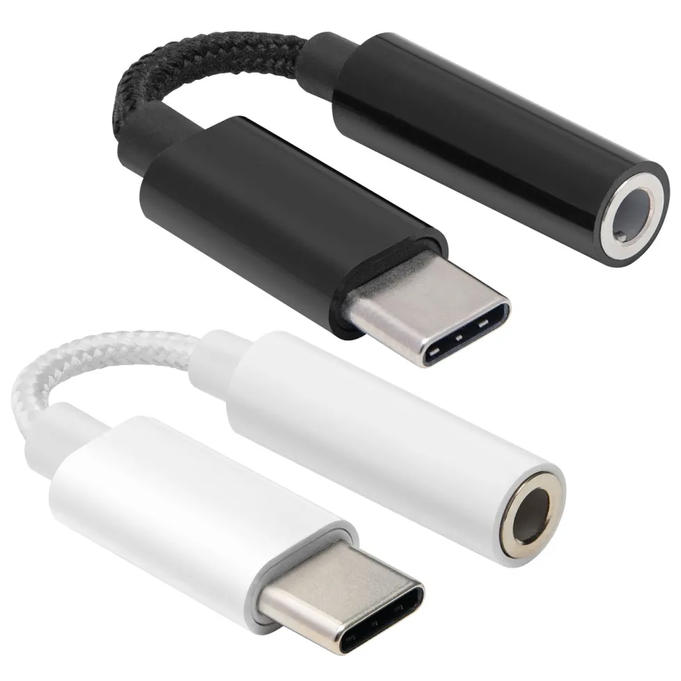 Linocell USB-C til 3,5 mm Svart