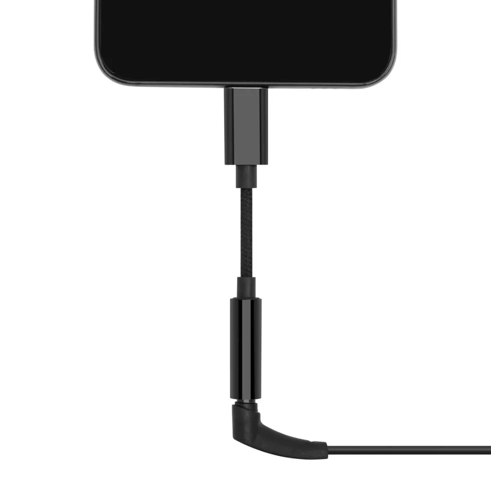 Linocell USB-C til 3,5 mm Svart