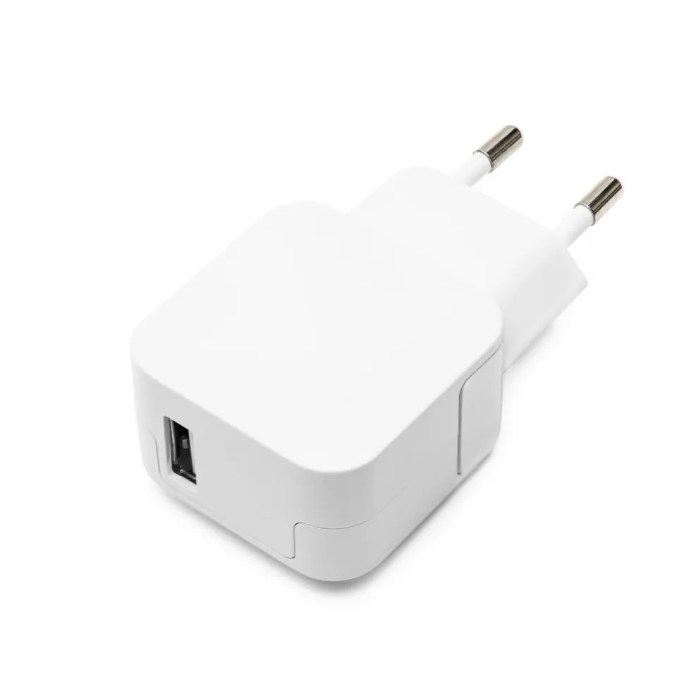 Linocell USB-lader med Micro-USB-kabel 2,4 A Hvit
