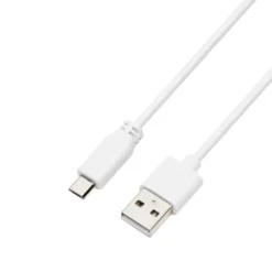 Linocell USB-lader med Micro-USB-kabel 2,4 A Hvit