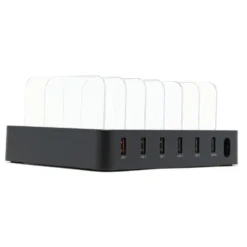Linocell USB-ladestasjon med stativfunksjon 6 porter