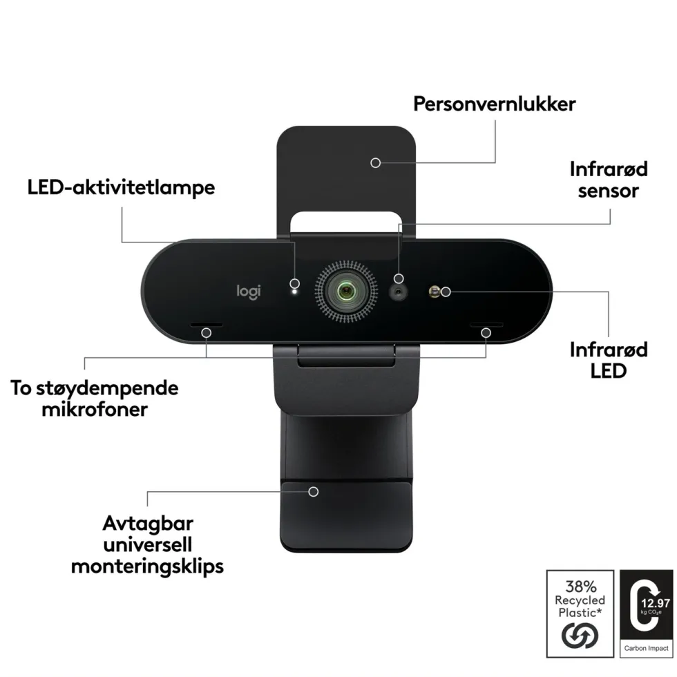 Logitech Brio 4K Webkamera