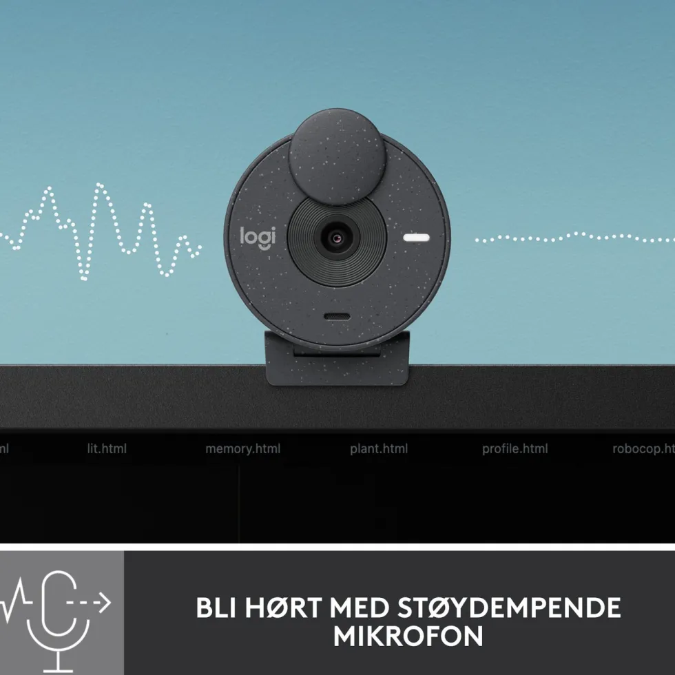 Logitech Brio 300 Webkamera med USB-C