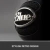 Logitech C Blue Snowball USB-stereomikrofon Svart