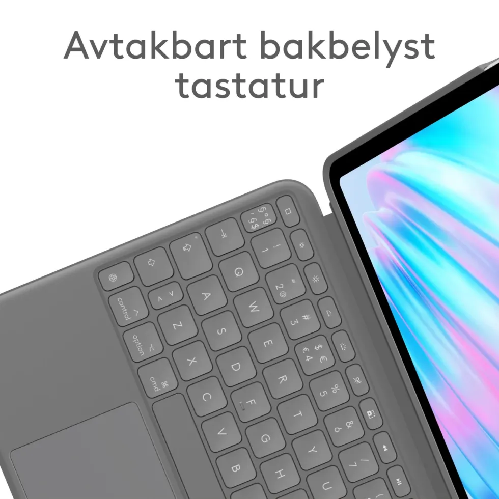 Logitech Combo Touch til iPad Air 11'' (M2 og gen. 5)