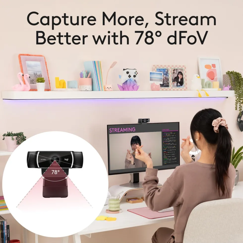Logitech C922 Pro Stream Webkamera