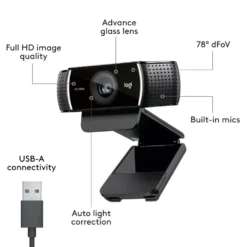 Logitech C922 Pro Stream Webkamera