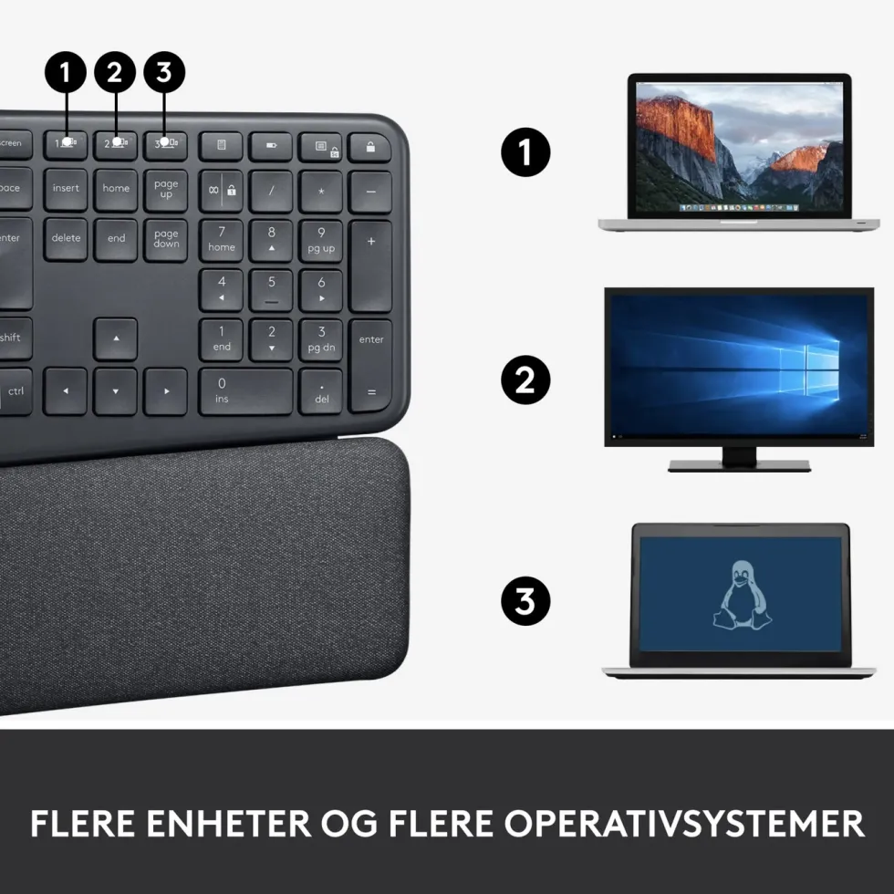 Logitech Ergo K860 Ergonomisk tastatur