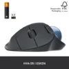 Logitech Ergo M575 Trådløs datamus Svart