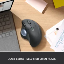 Logitech Ergo M575 Trådløs datamus Svart