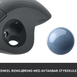 Logitech Ergo M575 Trådløs datamus Svart