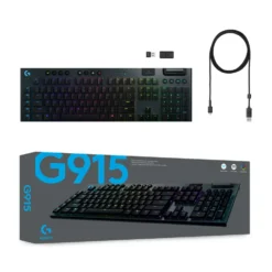 Logitech G 915 Lightspeed Mekanisk tastatur GL Clicky