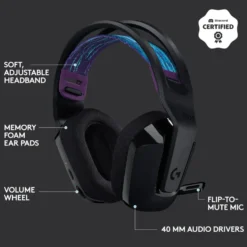 Logitech G 535 Lightspeed Trådløst gamingheadset