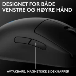 Logitech G Pro 2 Trådløs gamingmus for proffer Svart