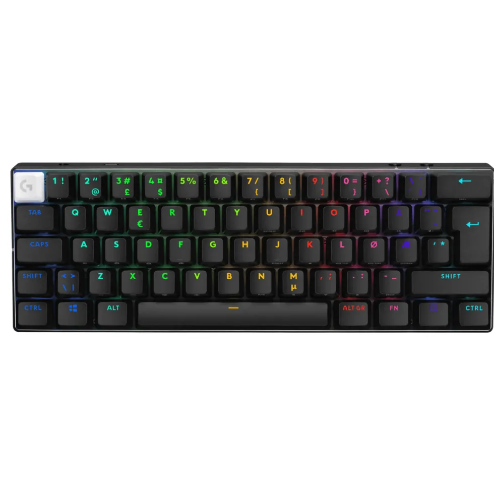 Logitech G PRO X 60 Lightspeed Trådløst gamingtastatur Tactile Black