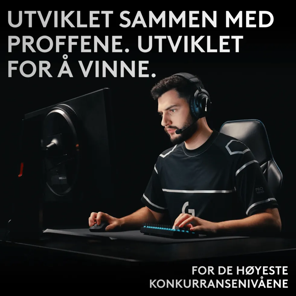 Logitech G PRO X 60 Lightspeed Trådløst gamingtastatur Tactile Black