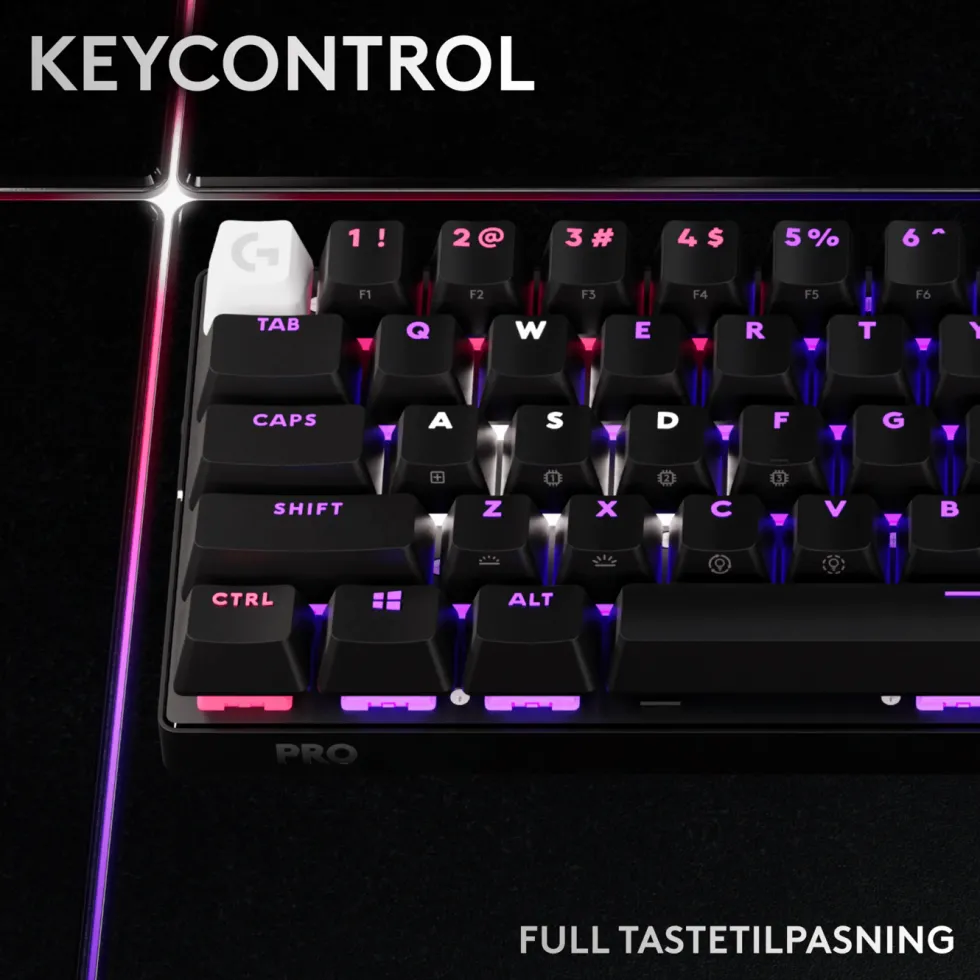 Logitech G PRO X 60 Lightspeed Trådløst gamingtastatur Tactile Black