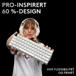 Logitech G PRO X 60 Lightspeed Trådløst gamingtastatur Tactile White