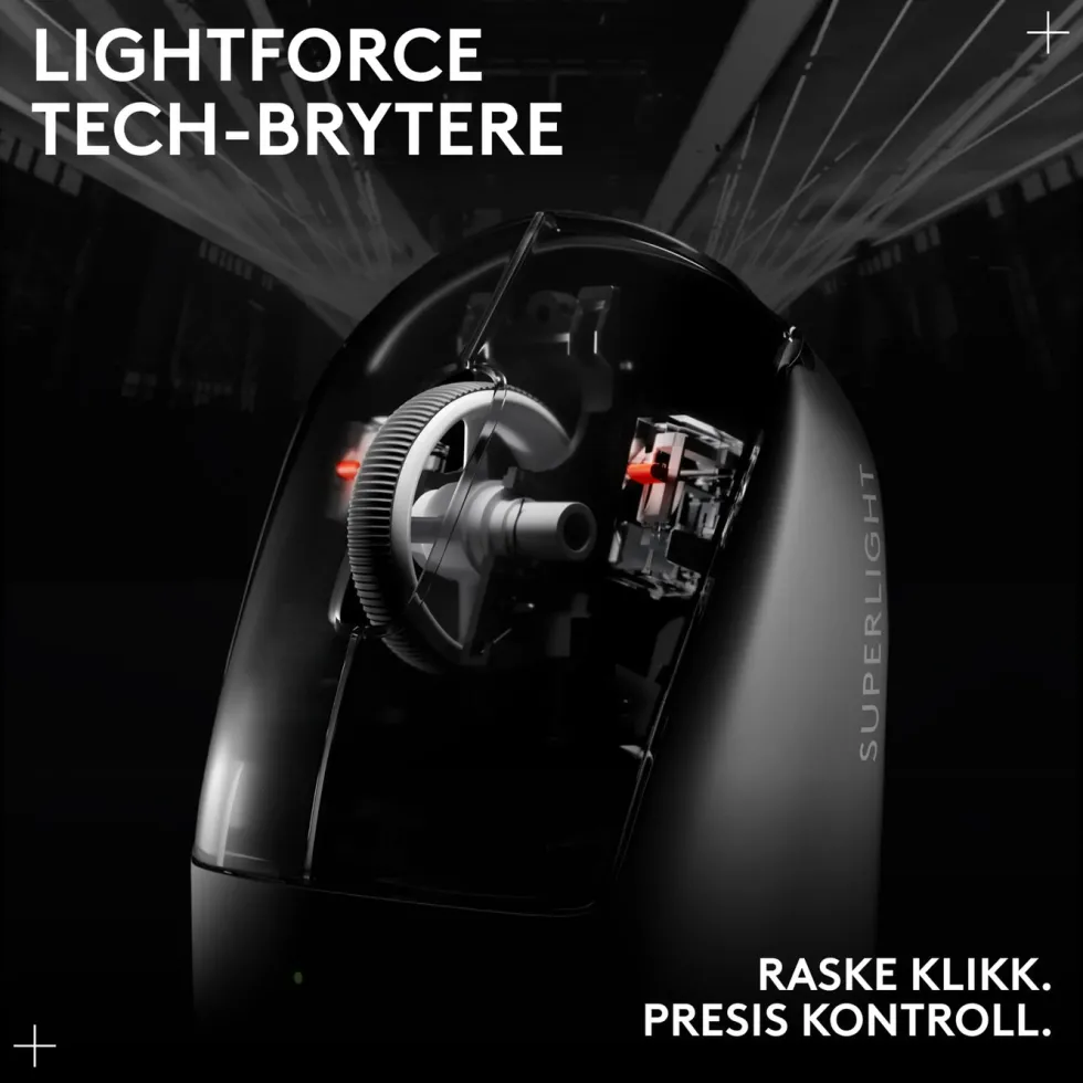 Logitech G Pro X Superlight 2 Trådløs mus