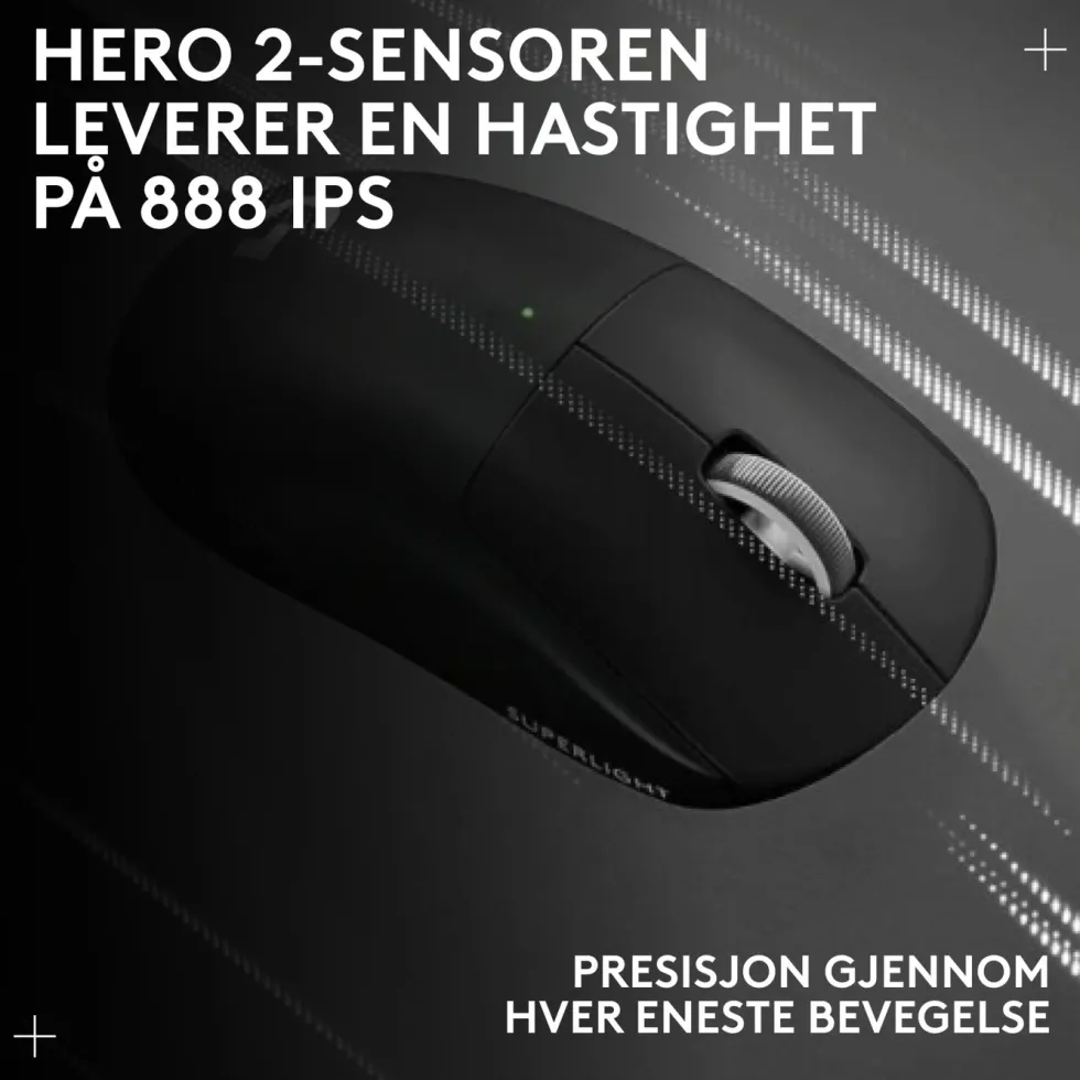 Logitech G Pro X Superlight 2 Trådløs mus