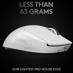 Logitech G Pro X Superlight Trådløs gamingmus Hvit