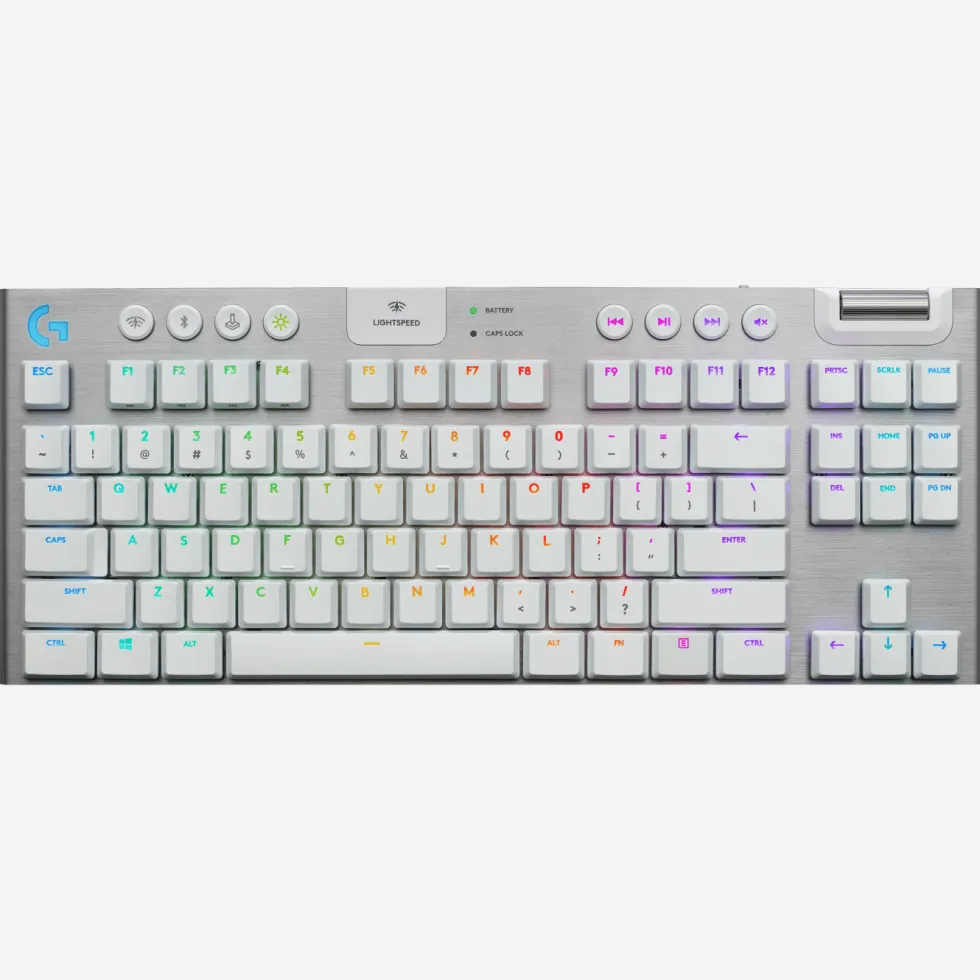 Logitech G 915 TKL Mekanisk tastatur GL Tactile Vit
