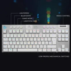 Logitech G 915 TKL Mekanisk tastatur GL Tactile Vit