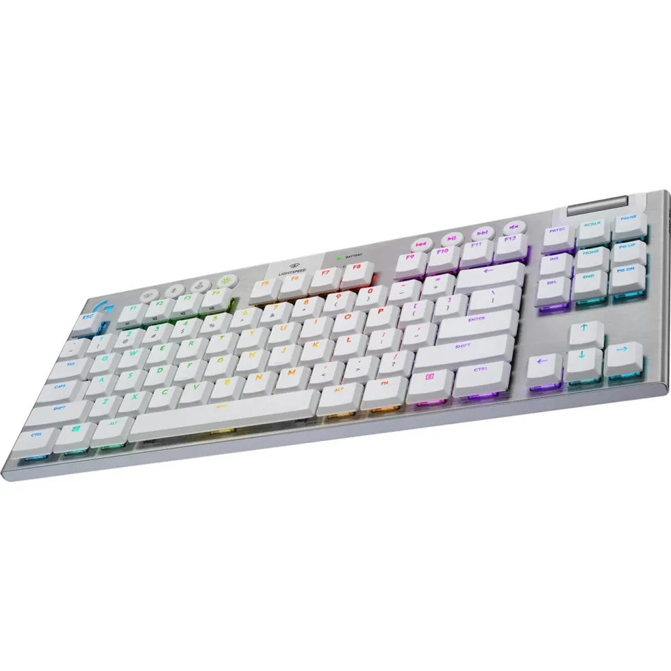 Logitech G 915 TKL Mekanisk tastatur GL Tactile Vit