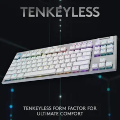 Logitech G 915 TKL Mekanisk tastatur GL Tactile Vit