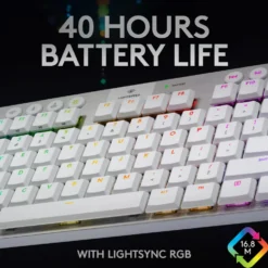 Logitech G 915 TKL Mekanisk tastatur GL Tactile Vit