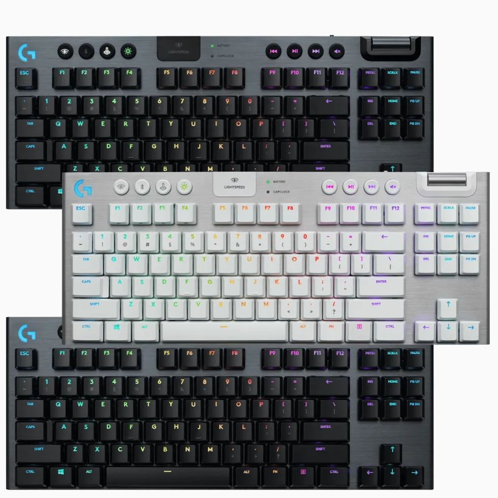 Logitech G 915 TKL Mekanisk tastatur GL Tactile Vit