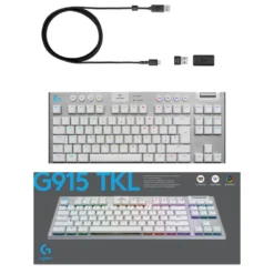 Logitech G 915 TKL Mekanisk tastatur GL Tactile Vit